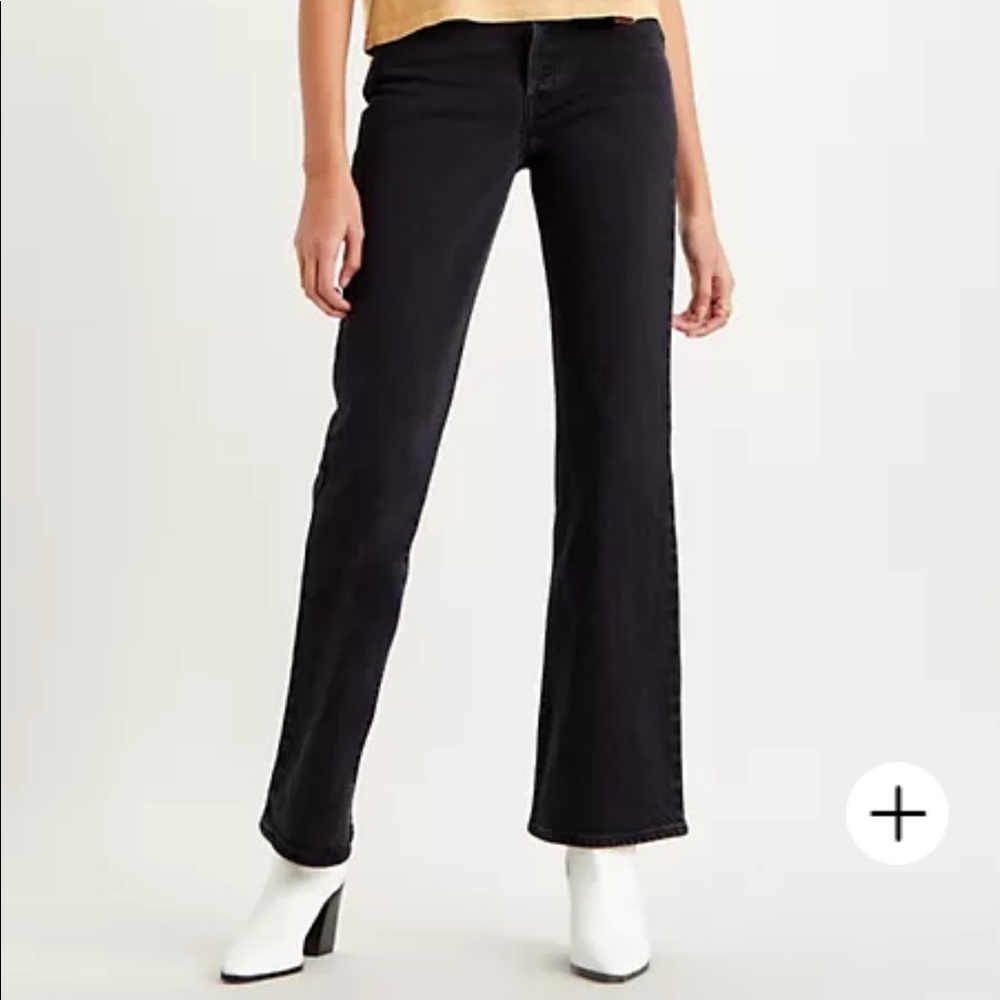 NWT Levi’s Ribcage Black Bootcut Jeans